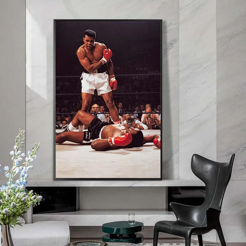 Famous Moment of Muhammad Ali with Sonny Liston 1965