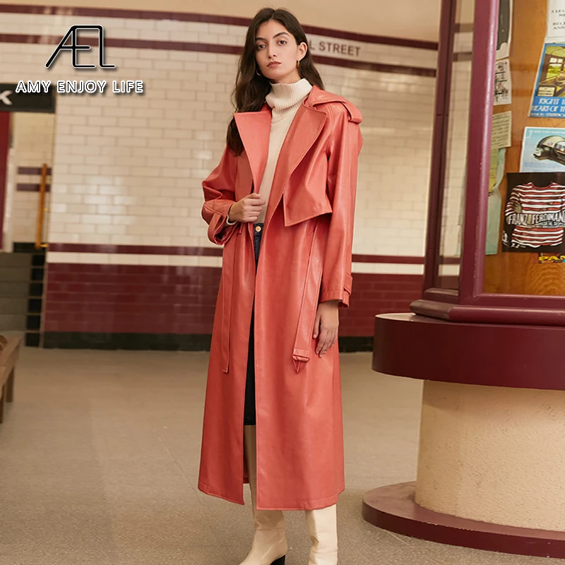 Ael Autumn Winter Trench Coat Women 2 
