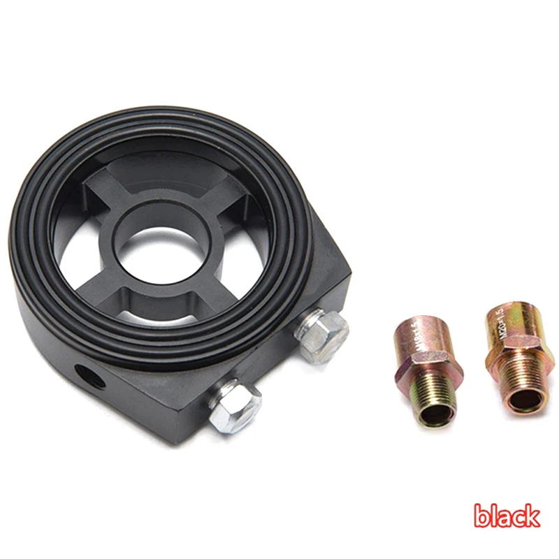 1/8 NPT 3/4-16 UNF/M20 x 1,5 датчик давления масла масляный фильтр Сэндвич алюминиевый гоночный