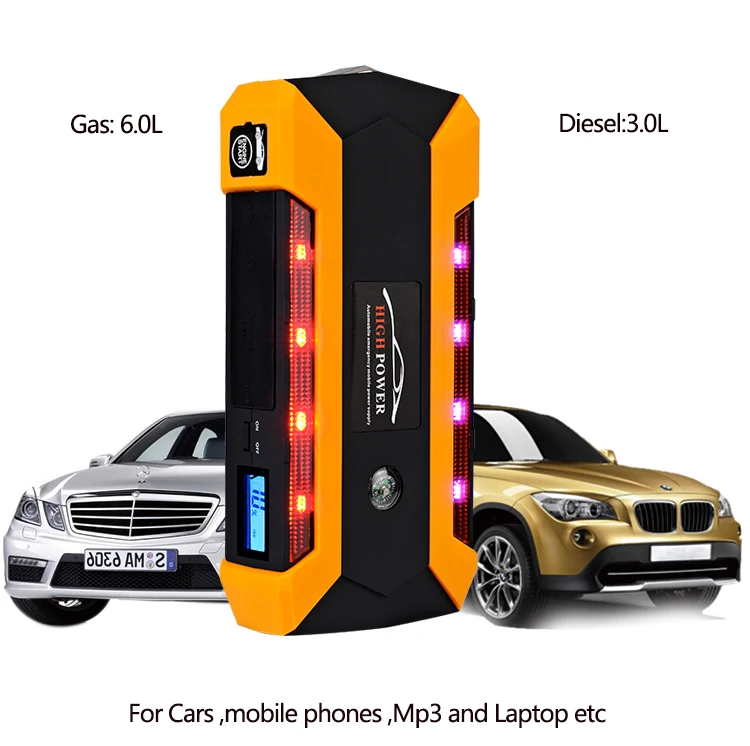 Многофункциональный 18000mAh автомобильный пусковой стартер 1200A портативный пусковой усилитель устройства power Bank 12V автомобильное зарядное устройство Buster