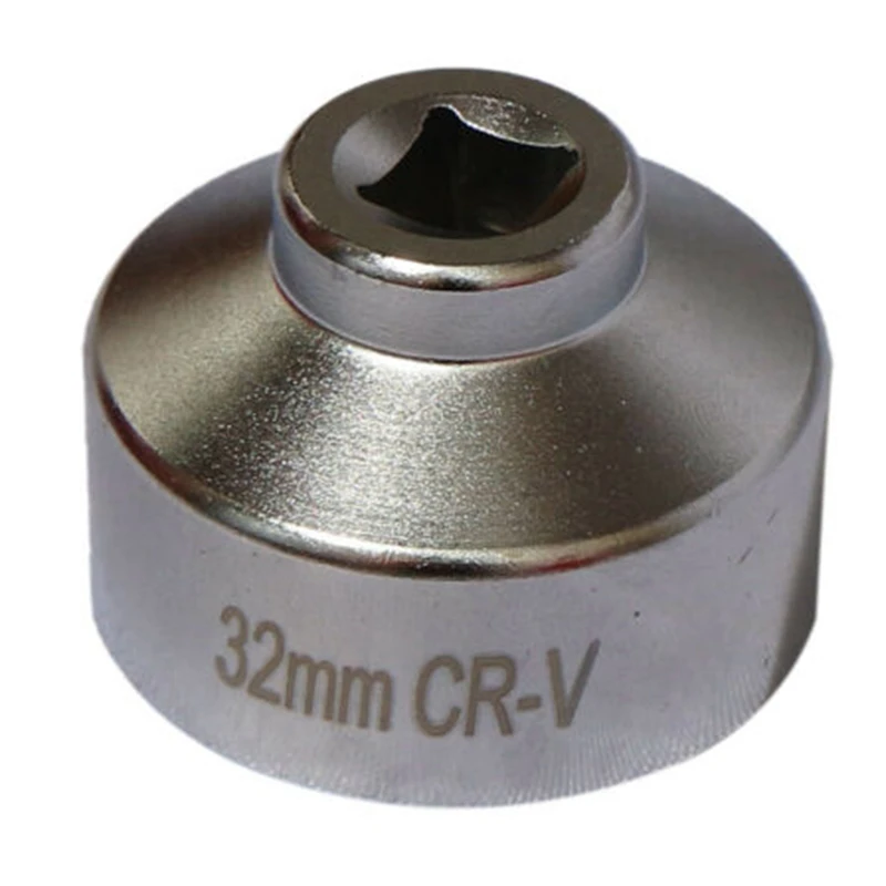

Silver Oil Filter Wrench Chrome Vanadium Steel 36mm Hex Socket Replacement