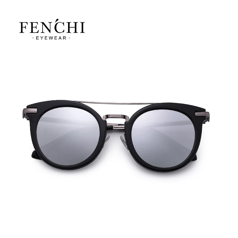 FENCHI солнцезащитные очки для женщин, фирменный дизайн, защита от ультрафиолета, женские солнцезащитные очки, lunette soleil femme Oculos Feminino zonnebril dames