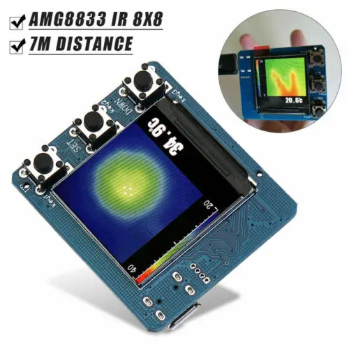 

AMG8833 IR Infrared 8x8 Thermal Imaging Camera Array Temperature Sensor Module