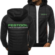 New Spring Autumn  Festool Tools Hoodie Men's Fashion Sport Casual Sweatshirts Cardigan Zipper Long Sleeve Jacket