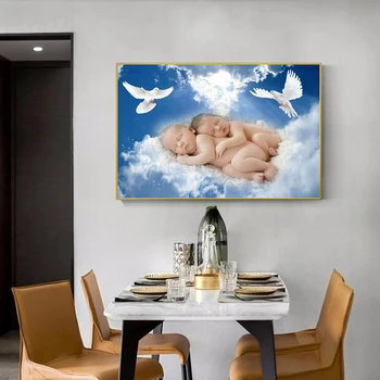 

KADISCHE 5d Diamond Painting Full Drill Twin New Arrival Diamond Embroidery Baby Decorations For Home