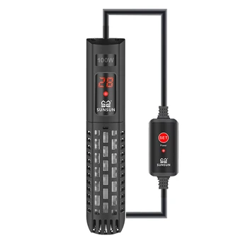 

SUNSUN Aquarium Submersible Heater Fish Tank LCD Display Digital Adjustable Water Heating Rod
