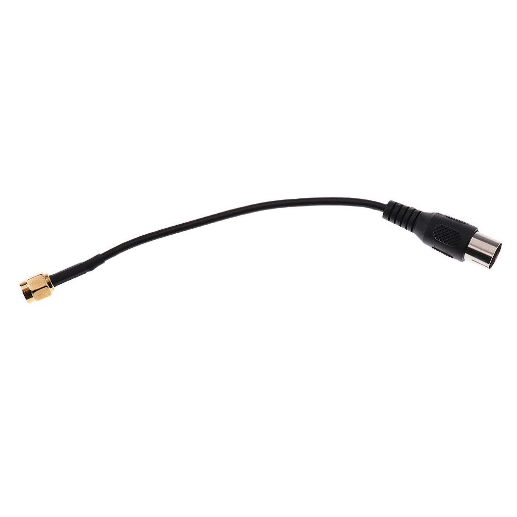 Brand New Safety TV PAL Female To SMA Male Jumper Pigtail Cable RG174