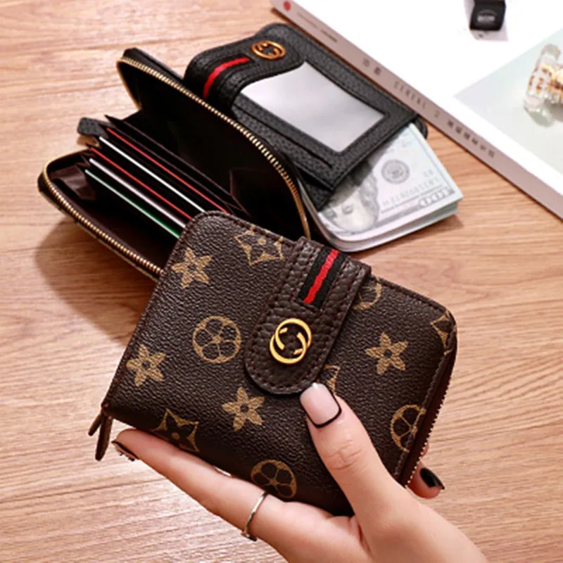 Baellerry, мягBaellerry Soft PU Орган Бумажнкий кошелек из искусственной кожи для женщин, маленький держатель для карт, ID, клатч на молнии, карман на застежке, Женский кошелек, мини кошелек для монет, женские кошельки