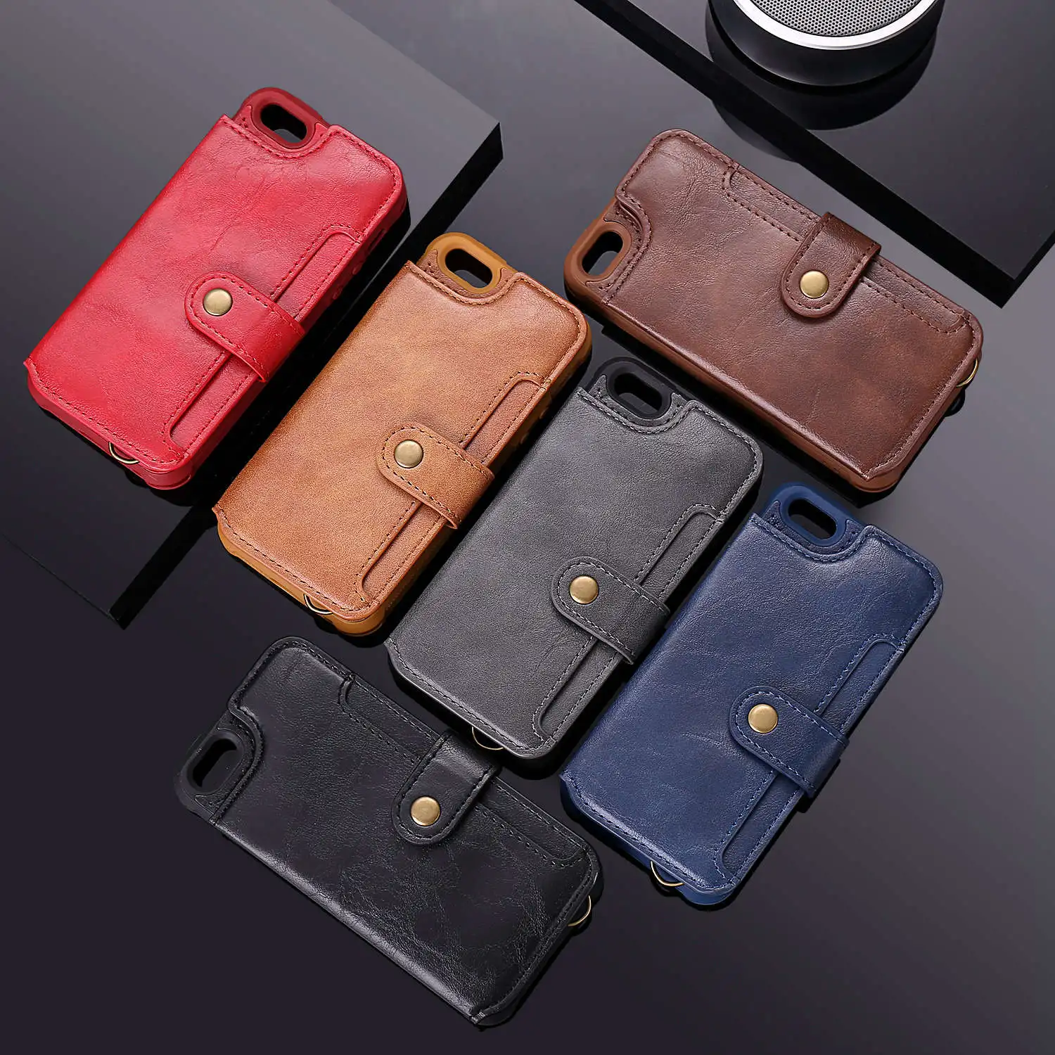 Custodia Flip In Pelle Tpu Coqeu Flash Powder Per Apple Iphone 5 5C 5S Campanelli Eolici Custodia Anticaduta Per Iphone 5S Portafoglio Slot Capa