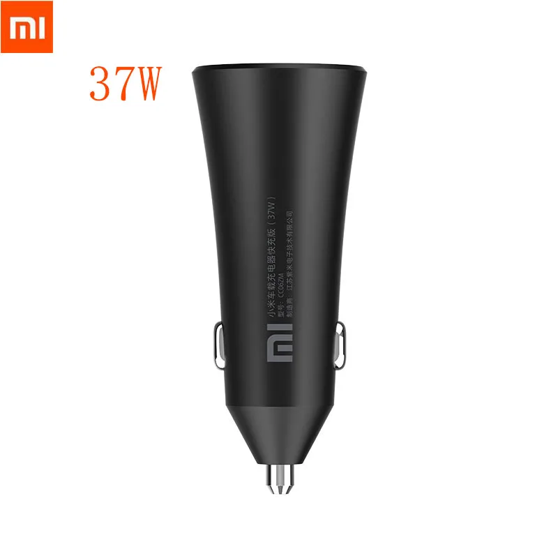 Xiaomi Mi Max 37W Car Charger Dual USB Quick Charge 5V/3A 9V/3A 12V/2.25A Fast For 9/Redmi K20 pro Smart Phone | Электроника