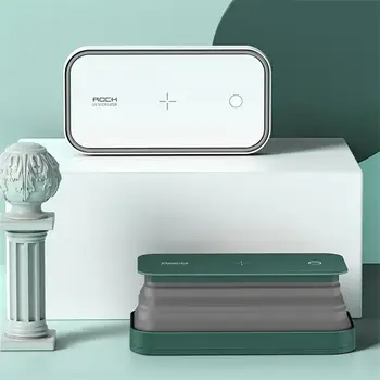 

ROCK USB Mobile Phone Sterilizer UV Disinfection Box Portable Wireless Charging Foldable Mobile Phone Sterilizer For All Phone