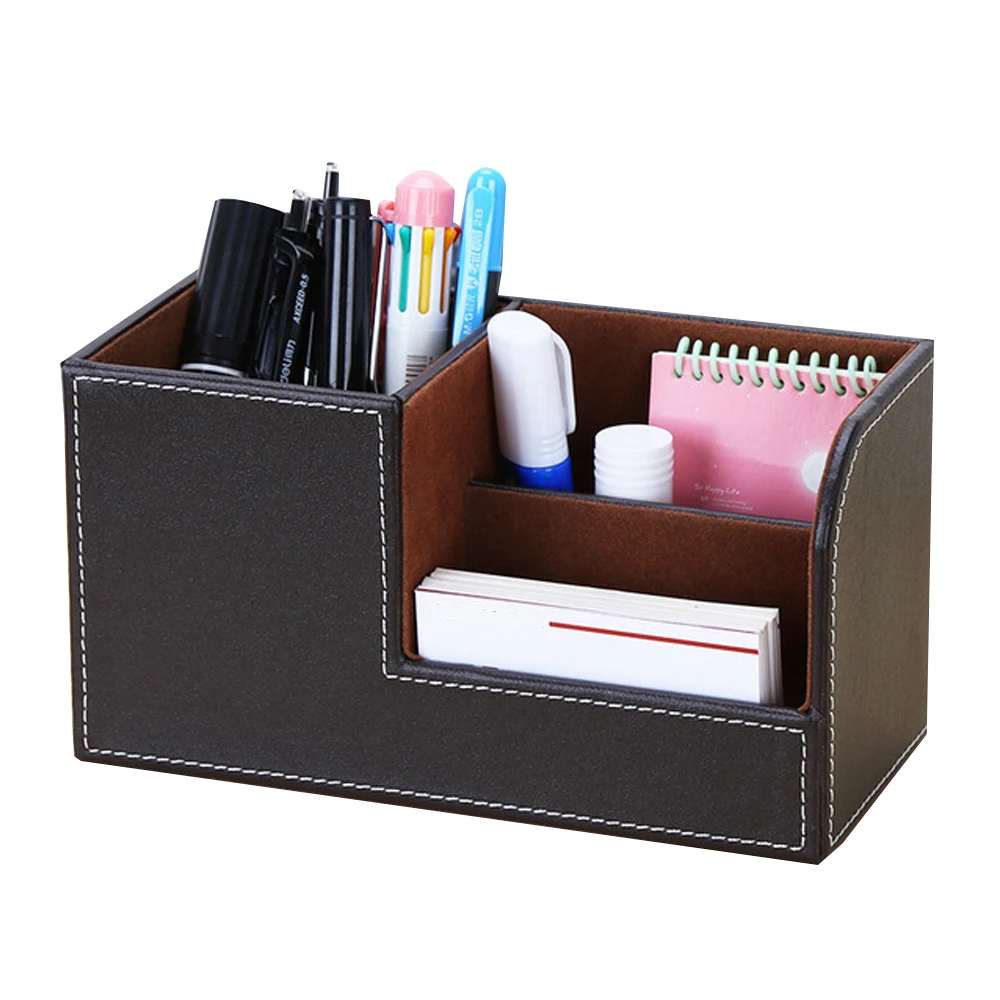 

Multifunctional Stationery Holder Pen Pot Stationery Storage Box Desktop Organizer For Home Office Study Storage Box Rack