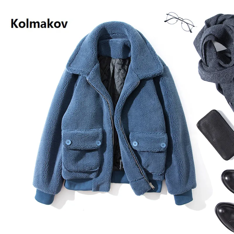 

2019 Winter coat Men's Sheep shearing trench coat Men's casual jacket Granular velvet woolen coats men overcoat,M-4XL,5XL