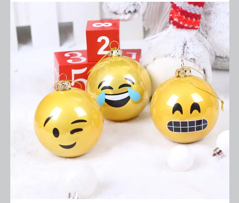 Adornos Navidad Natal 8cm Ball Ornaments For Christmas Tree Decorations Christmas Decoration For Home