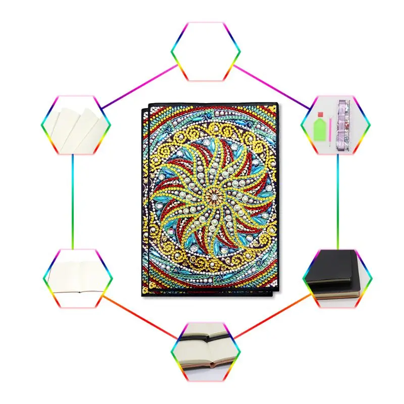 OOTDTY Agenda, необычная алмазная живопись, специальная форма, А5, блокнот, дневник, вышивка, рукоделие, планировщик, блокнот, записная книжка