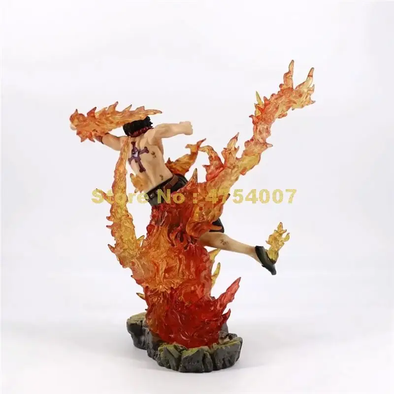 Аниме one piece portgas d ace pop fire fist fighting версия ПВХ фигурка Коллекционная модель 18 см игрушка