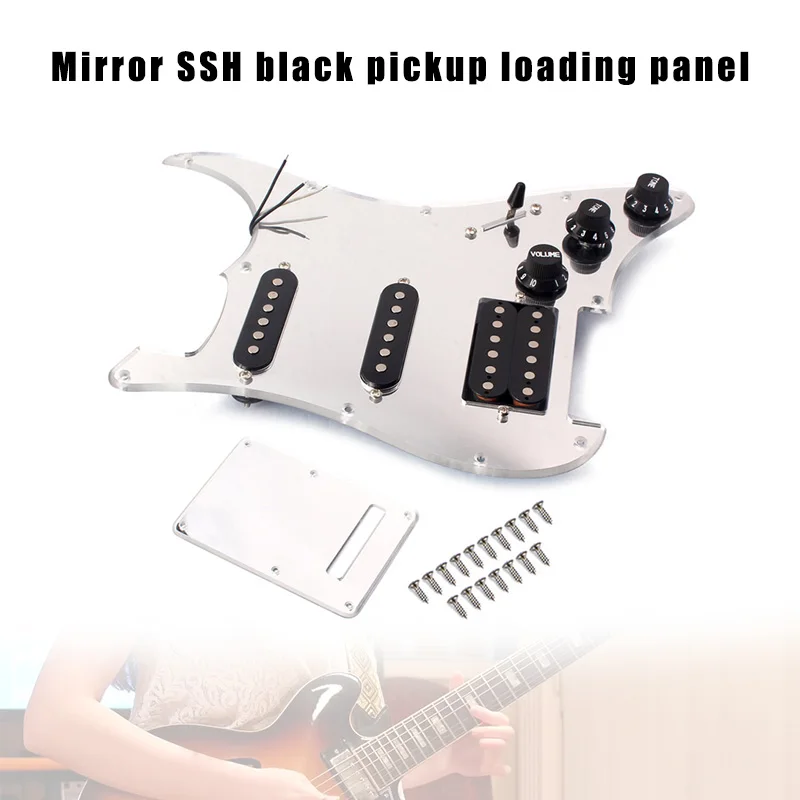 

Electric Guitar Pickup Loaded Pickguard Portable Musical Instrument Accessories for Music Lovers X85