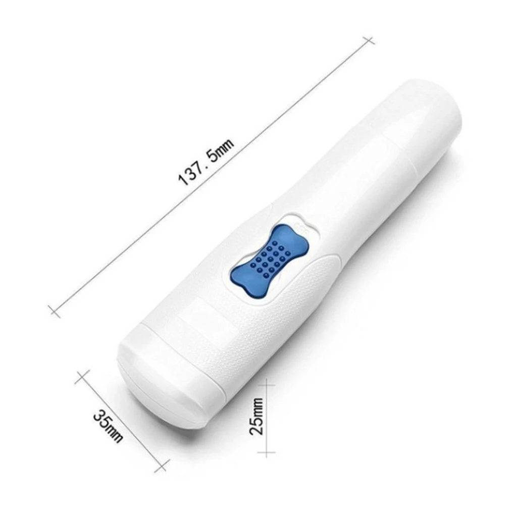 Professional Dog Nail Grinder Cat File Claw Grooming Trimmer Low Noise Pet Paws Clipper Tool, ABS Plastic