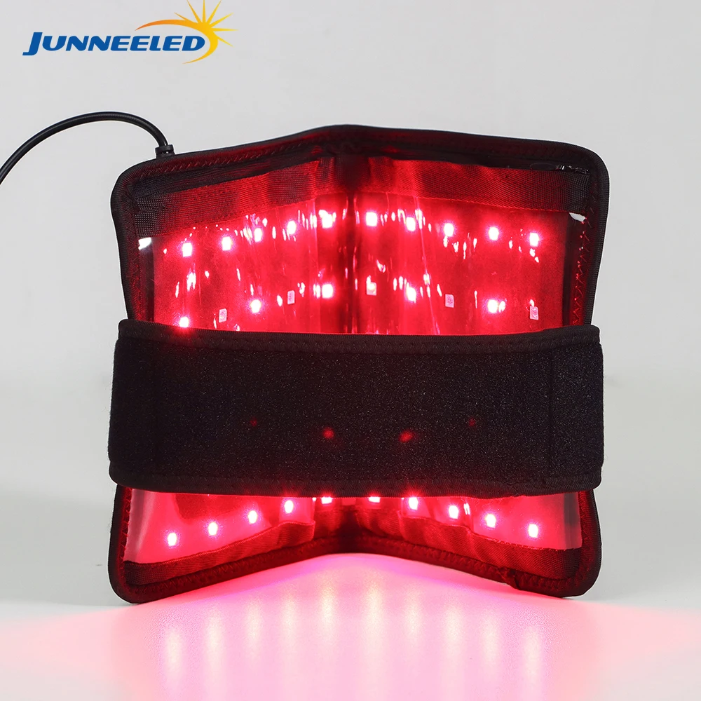 Physiotherapy Device Red Infrared Light Therapy Belt For Pain Relief Flexible Wearable Wrap Leg&Arms Calf Pad Body Massage