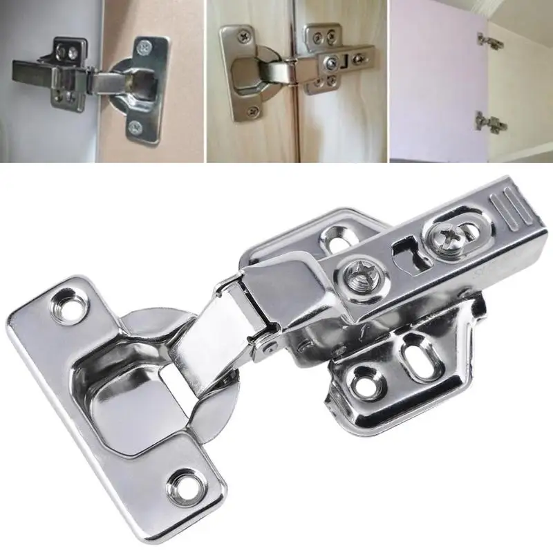 Kitchen Cabinet Hinge Concealed Hydraulic Furniture Cupboard Door Hinge Stainless steel/Iron Cabinet Hinge Door Hardware
