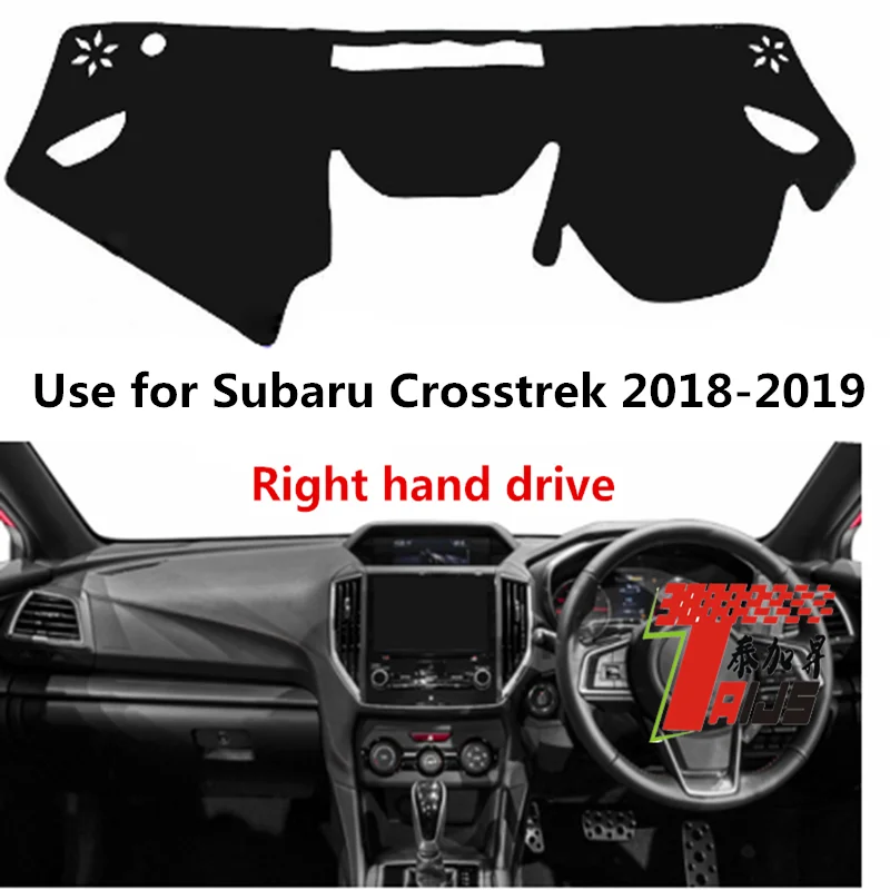 Чехол для приборной панели автомобиля Taijs с правой стороны S ubaru Crosstrek 2018-2019