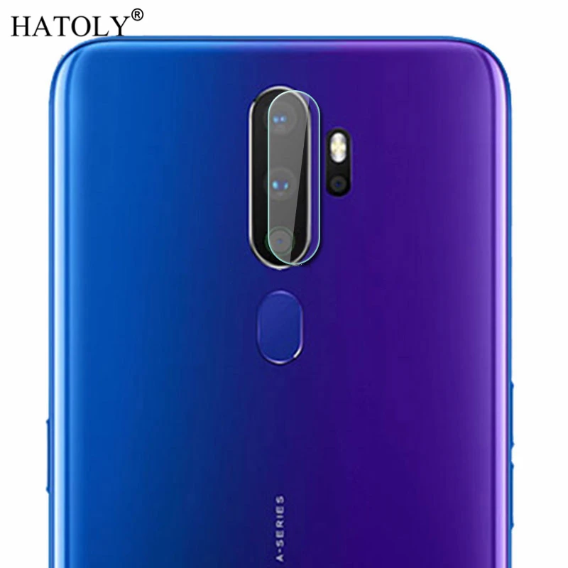 2 шт., закаленное стекло с прозрачными линзами для OPPO A9(), полностью проклеенное заднее стекло для камеры OPPO A9 /A5, защитная плоская пленка для объектива