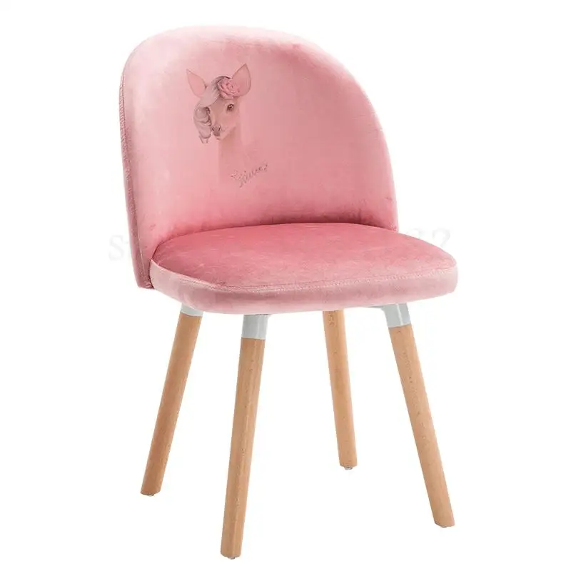 Стул для макияжа, современный минималистский скандинавский туалетный столик, стул, стул для спины, стул для девочки, стул для одевания стул для маникюра| | | АлиЭкспресс - Boom Clap Store: божественный велюр и металлические элементы