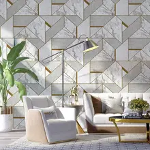 Скандинавские 3D мраморные обои для дома серые геометрические обои рулоны для фона декоративные для спальни гостиной