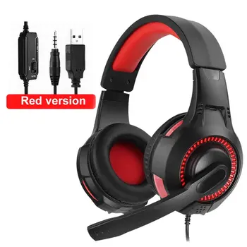 

Omnidirectional Ergonomic Stereo Sound LED Lights Universal ABS Noise Reduction Gaming Headset Wired Glaring For Xbox One