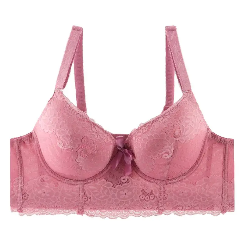 PairFairy, модные, супер пуш-ап, Soutien Gorge, кружевные, на подкладке, бюстгальтеры, регулируемые лямки, мягкое нижнее белье с подкладкой, женские бюстгальтеры с чашечками 3/4 - Цвет: Cameo