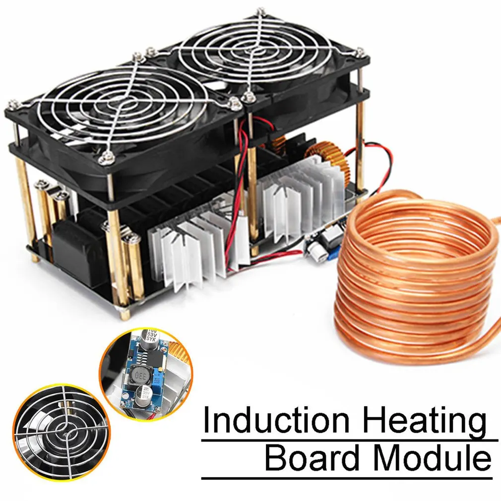  1800W/2500W ZVS Induction Heater Induction Heating Machine PCB Board Module Flyback Driver Heater C