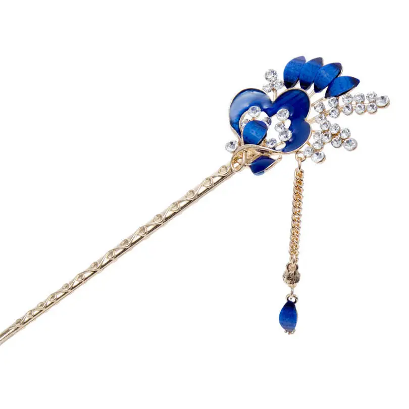 Металлическая заколка для волос в китайском стиле модные женские украшения