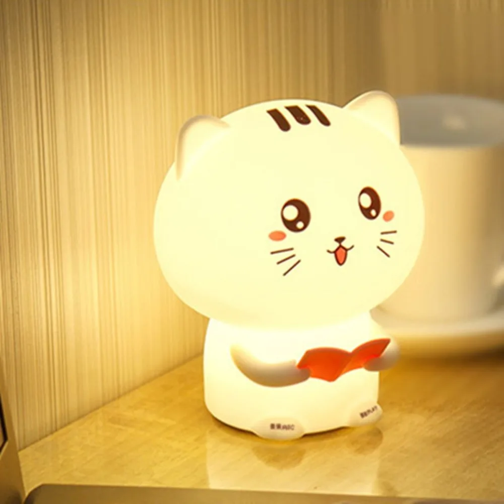 Led Cat ночник декоративное освещение для дома креативная атмосфера огни Мода Профессиональный