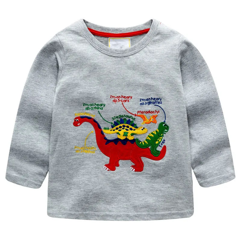 Г. Футболка для мальчиков футболка с динозавром детская футболка детская одежда Koszulki Meskie Осенние Топы, футболки для маленьких мальчиков, футболка Enfant Garcon