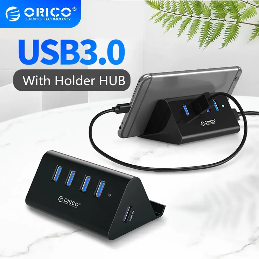 ORICO ABS 4 портовый usb хаб высокоскоростной 3 0 OTG разветвитель мульти концентратор с