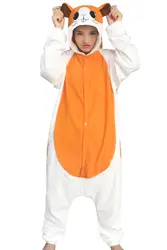 Новый взрослый животное хомяк Косплей пижамы Onesie пижамы костюм