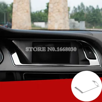

For Audi A4 S4 Inner Console GPS Navigation Frame Cover Trim 2009-2015 1pcs