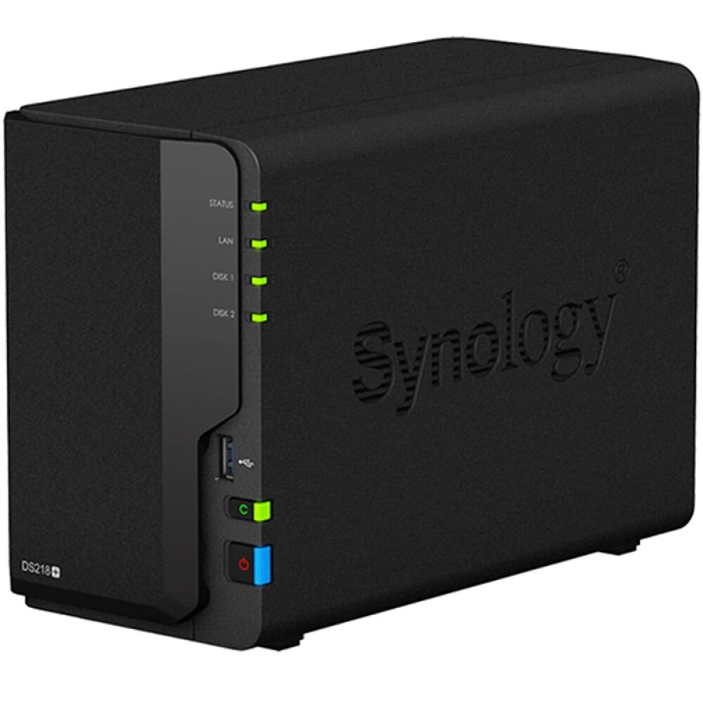 Дисковая станция Synology Nfs DS218 + 2 отсековый бездисковый сервер сетевое хранилище