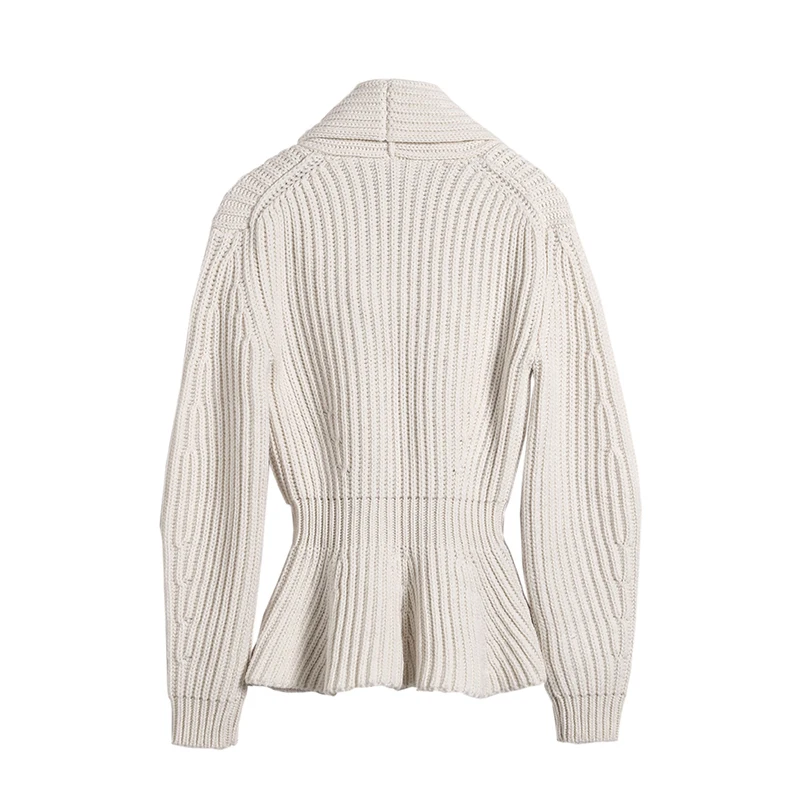 TWOTWINSTYLECasual White Cardigans For Women V