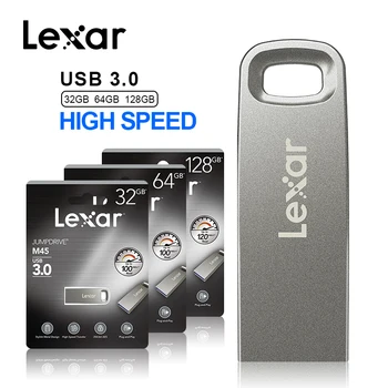 

Lexar USB 3.0 M45 USB Flash Drive 32GB 64GB Pen Drive Up to 250MB/s High Speed Pendrive 128GB Mini Memory Stick Storage