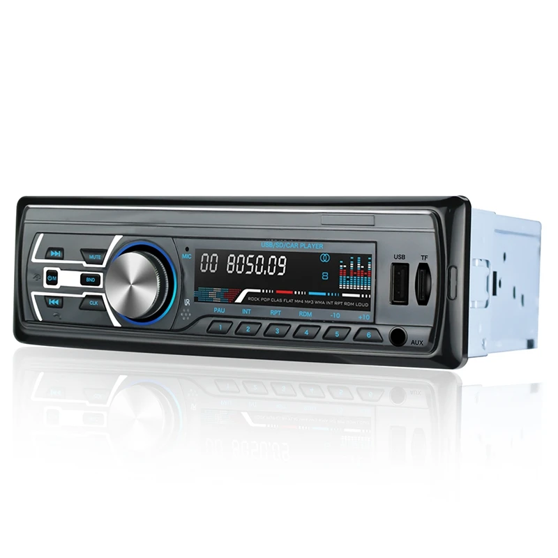 Автомобильный MP3-плеер, автомагнитола, 1 DIN, USB, быстрая зарядка, Bluetooth, громкая связь, цифровой медиаплеер, 4X25 Вт, fm-радио, поддерживает IOS и Android