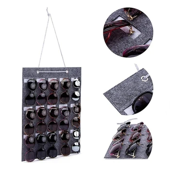 

Hanging Glasses Organizer Sunglasses Organizer Storage Hanging 15 Slots Sunglasses Eyeglasses Wall Organizer For Women Man