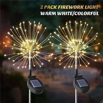

105led Solar Energy Star String Light Christmas Home Festival Durable Fairy Bouquet Dandelion Lights Outdoor Decoration IP67
