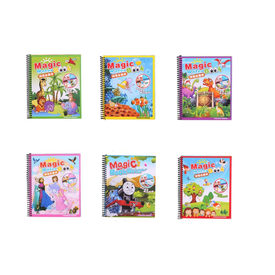 

Montessori Coloring Book Doodle & Magic Pen Painting Drawing Board For Kids Toys Magic Water Drawing Book Birthday Gift