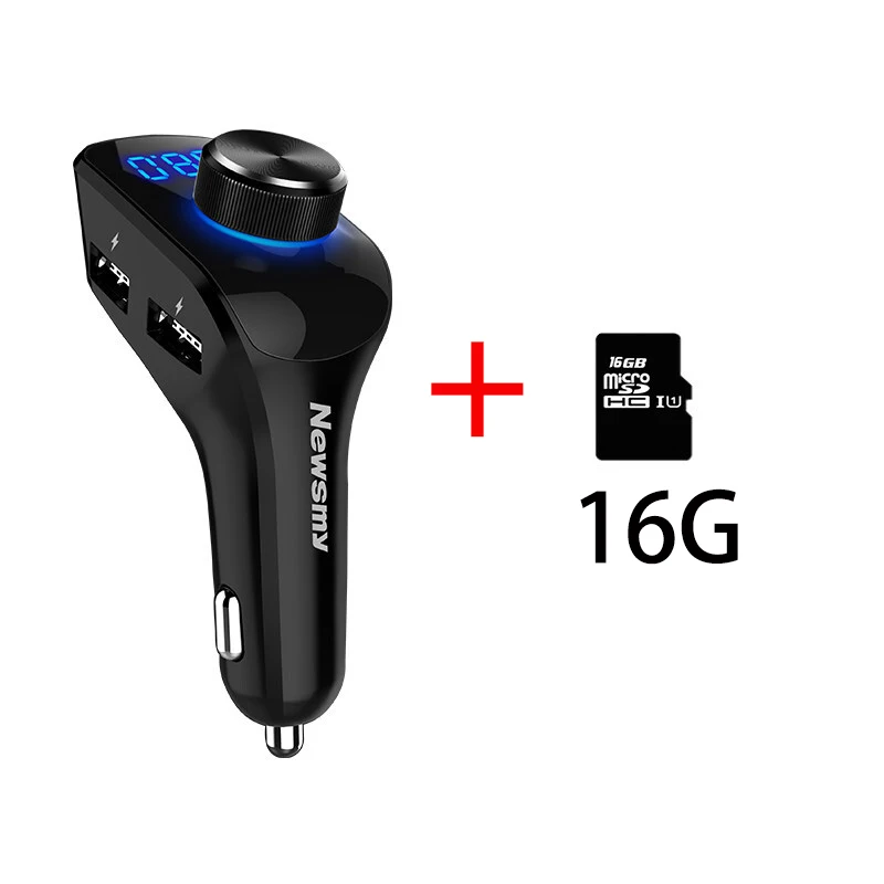 Автомобильный MP3-плеер fm-передатчик Bluetooth Mp3 Hands-free Телефон AUX Выход Поддержка U диск TF карта быстрая зарядка для телефона C69
