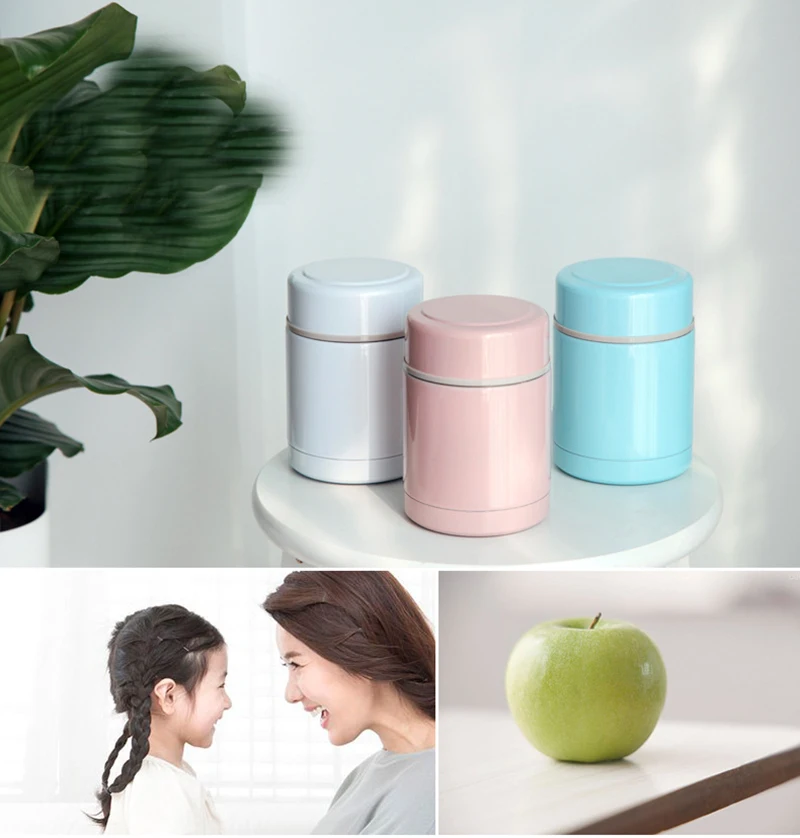 304 stainless steel beaker beaker insulation pot portable porridge porridge vacuum smoldering jar 400ml10