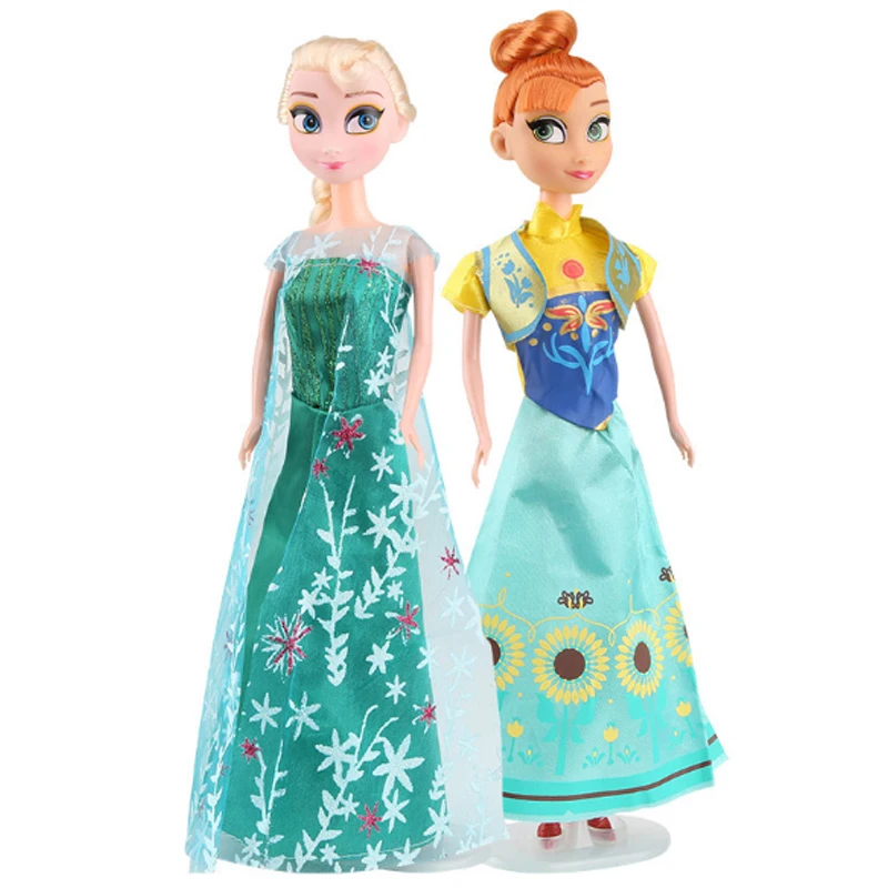 Disney новые детские куклы игрушки принцесса Эльза Анна Carttoon кукла Снежная королева дети девочки игрушки в подарок на день рождения для детей куклы 30 см