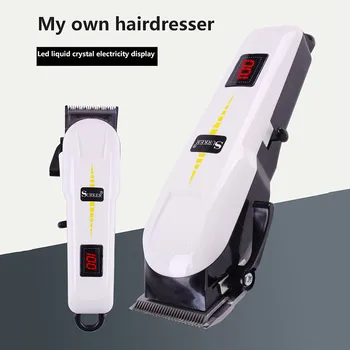 

Hairdresser Home Men Hairs Cutting Machine Professional Electric Trimmer Push-and-Cut Hairdresser Home Electric Hair Shaver L407