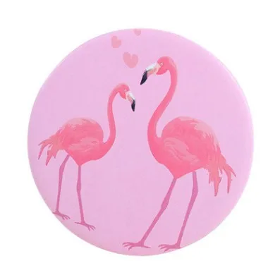 Мини зеркало для макияжа маленькое круглое портативное разные стили милое