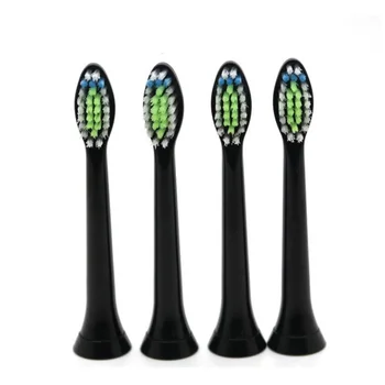 

New 4pcs/lot Replacement Toothbrush Heads For Philips Sonicare DiamondClean HydroClean Black HX6064 Electric Tooth Brush Heads